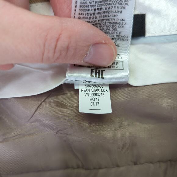 Banana Republic Ryan Straight Trouser Dress Pants Khaki Stretch 876860 Women's 4 - Picture 9 of 9